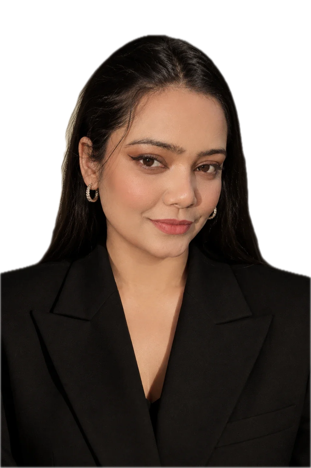 Portrait of Riya, founder of Riya Desk
